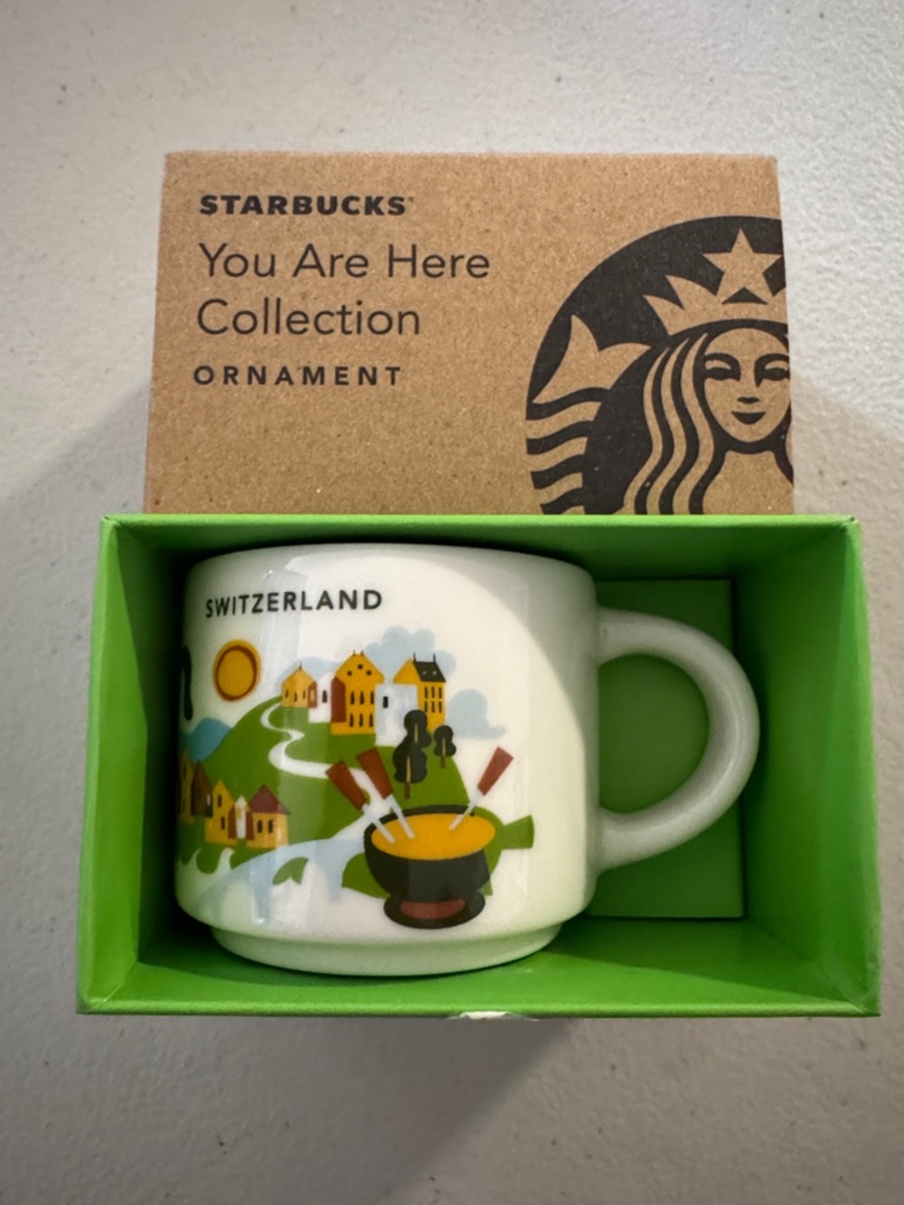 Starbucks You Are Here Collection Ornament Switzerland
